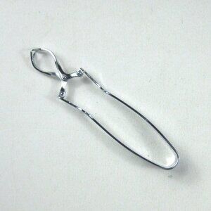 Sugar Tongs England Chromium Plated Vintage Serving Utensil